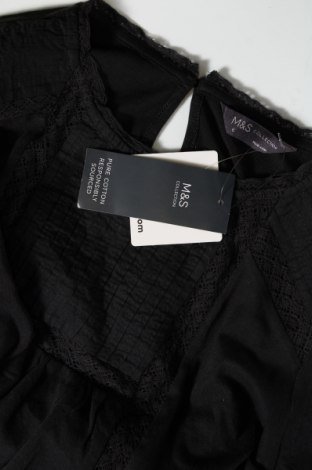 Γυναικεία μπλούζα Marks & Spencer, Μέγεθος XS, Χρώμα Μαύρο, Τιμή 5,11 €