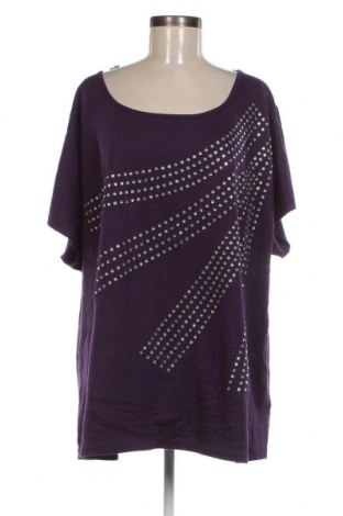 Γυναικεία μπλούζα Mia Linea, Μέγεθος 4XL, Χρώμα Βιολετί, Τιμή 10,00 €