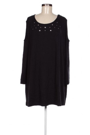 Γυναικεία μπλούζα Mia Moda, Μέγεθος XXL, Χρώμα Μαύρο, Τιμή 14,72 €