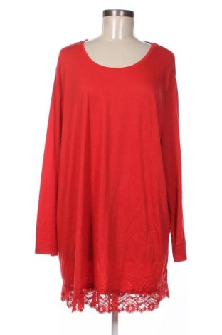 Γυναικεία μπλούζα Mia Moda, Μέγεθος 4XL, Χρώμα Κόκκινο, Τιμή 11,99 €