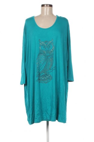 Γυναικεία μπλούζα Mia Moda, Μέγεθος 4XL, Χρώμα Μπλέ, Τιμή 12,62 €