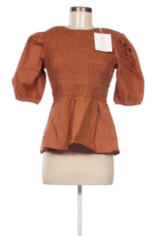 Дамска блуза Minimum, Размер M, Цвят Кафяв, Цена 43,20 лв.