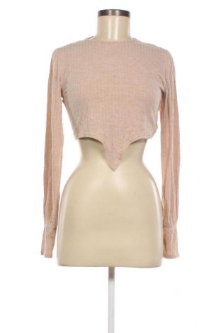 Γυναικεία μπλούζα Missguided, Μέγεθος S, Χρώμα  Μπέζ, Τιμή 5,83 €