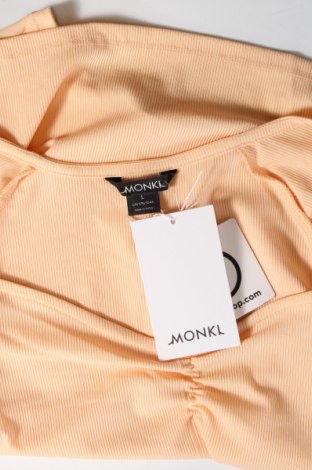 Bluză de femei Monki, Mărime L, Culoare Bej, Preț 33,39 Lei