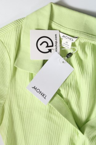 Дамска блуза Monki, Размер XS, Цвят Зелен, Цена 17,76 лв.