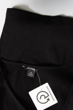 Дамска блуза Monki, Размер XS, Цвят Черен, Цена 5,52 лв.
