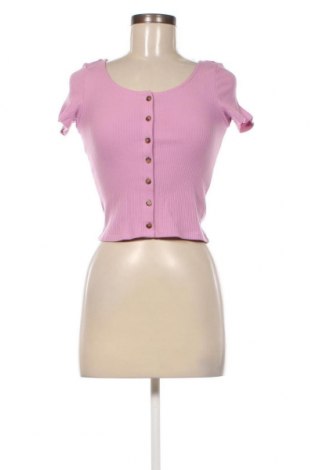 Γυναικεία μπλούζα Monki, Μέγεθος XS, Χρώμα Βιολετί, Τιμή 6,56 €
