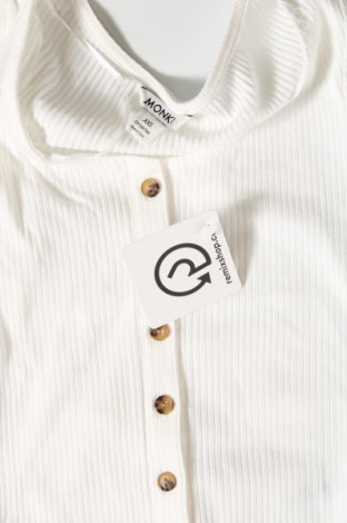 Дамска блуза Monki, Размер XXS, Цвят Бял, Цена 24,00 лв.