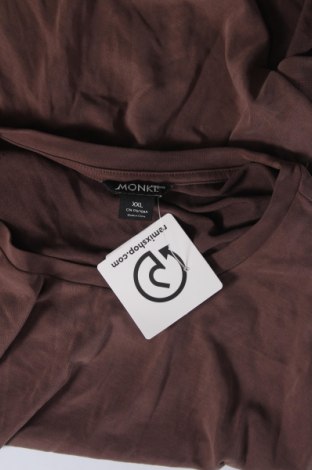 Γυναικεία μπλούζα Monki, Μέγεθος XXL, Χρώμα Καφέ, Τιμή 6,65 €