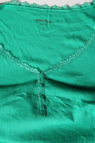 Γυναικεία μπλούζα Montego, Μέγεθος L, Χρώμα Πράσινο, Τιμή 11,75 €