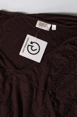 Γυναικεία μπλούζα More, Μέγεθος L, Χρώμα Καφέ, Τιμή 3,15 €
