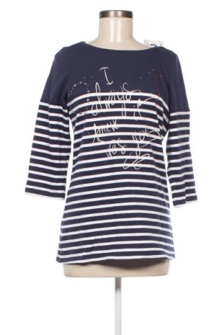 Γυναικεία μπλούζα Ms Mode, Μέγεθος M, Χρώμα Μπλέ, Τιμή 11,75 €