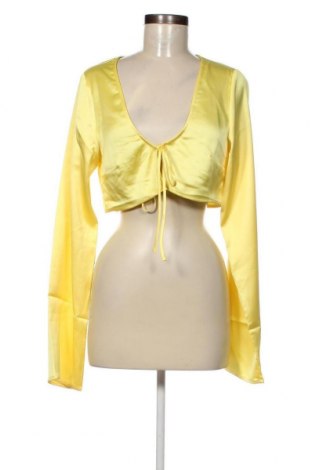 Дамска блуза NA-KD, Размер M, Цвят Жълт, Цена 38,50 лв.