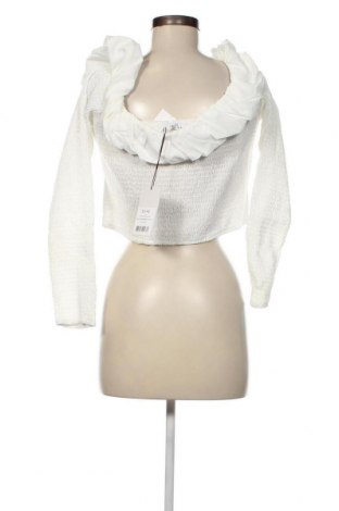 Damen Shirt NA-KD, Größe L, Farbe Weiß, Preis € 5,95
