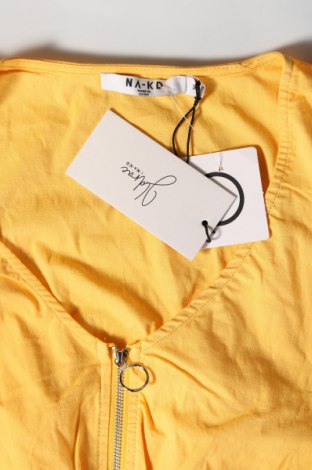 Bluză de femei NA-KD, Mărime M, Culoare Galben, Preț 37,99 Lei