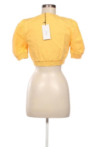 Дамска блуза NA-KD, Размер M, Цвят Жълт, Цена 11,55 лв.