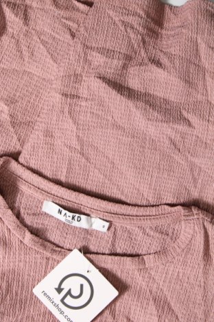 Дамска блуза NA-KD, Размер S, Цвят Пепел от рози, Цена 5,10 лв.