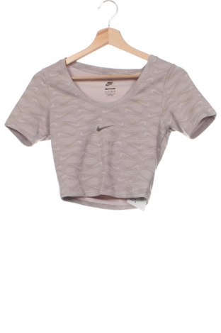 Дамска блуза Nike, Размер XS, Цвят Бежов, Цена 46,20 лв.
