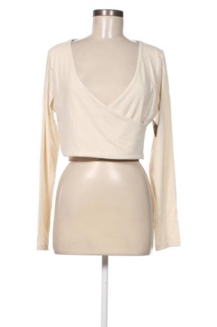 Γυναικεία μπλούζα Nly Trend, Μέγεθος XL, Χρώμα Εκρού, Τιμή 4,47 €