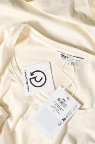 Γυναικεία μπλούζα ONLY, Μέγεθος L, Χρώμα Εκρού, Τιμή 14,23 €