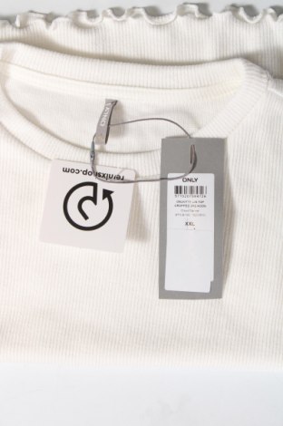 Дамска блуза ONLY, Размер XXL, Цвят Бял, Цена 11,96 лв.