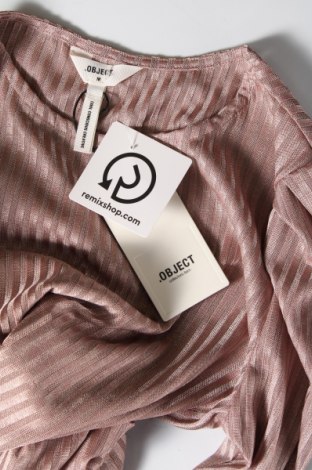 Γυναικεία μπλούζα Object, Μέγεθος M, Χρώμα  Μπέζ, Τιμή 7,94 €