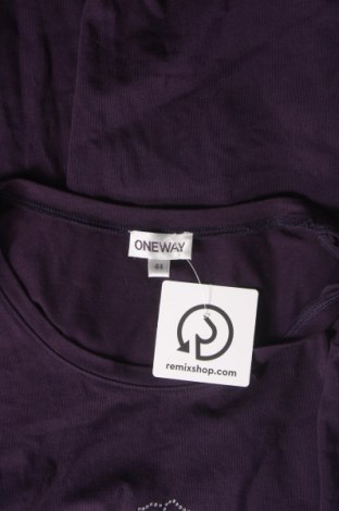 Damen Shirt One Way, Größe XL, Farbe Lila, Preis 4,96 €