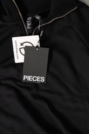 Дамска блуза Pieces, Размер M, Цвят Черен, Цена 6,90 лв.