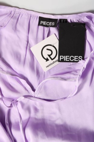 Γυναικεία μπλούζα Pieces, Μέγεθος S, Χρώμα Βιολετί, Τιμή 4,74 €