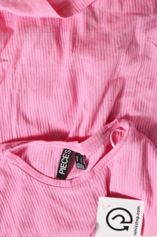Дамска блуза Pieces, Размер S, Цвят Розов, Цена 6,00 лв.