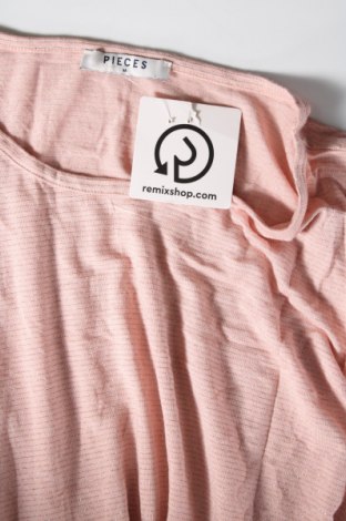Дамска блуза Pieces, Размер M, Цвят Розов, Цена 5,40 лв.
