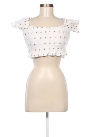 Damen Shirt Pull&Bear, Größe S, Farbe Weiß, Preis € 3,00