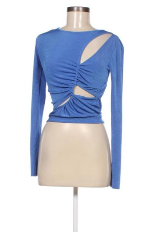 Γυναικεία μπλούζα Pull&Bear, Μέγεθος L, Χρώμα Μπλέ, Τιμή 6,00 €