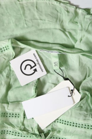 Bluză de femei Q/S by S.Oliver, Mărime M, Culoare Verde, Preț 253,29 Lei