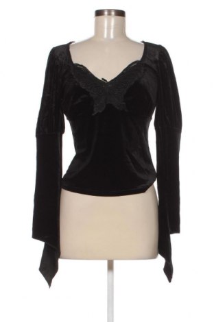 Дамска блуза Romwe, Размер M, Цвят Черен, Цена 7,60 лв.