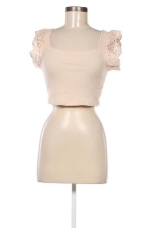 Γυναικεία μπλούζα SHEIN, Μέγεθος S, Χρώμα  Μπέζ, Τιμή 9,52 €