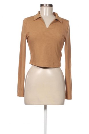Γυναικεία μπλούζα SHEIN, Μέγεθος L, Χρώμα  Μπέζ, Τιμή 5,88 €