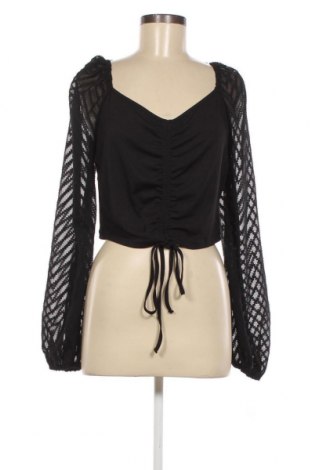 Дамска блуза SHEIN, Размер XL, Цвят Черен, Цена 11,14 лв.