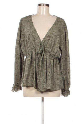 Дамска блуза SHEIN, Размер XL, Цвят Зелен, Цена 4,37 лв.
