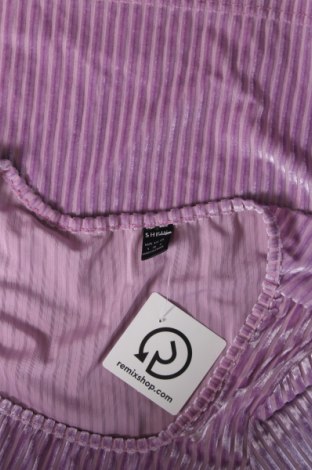 Γυναικεία μπλούζα SHEIN, Μέγεθος S, Χρώμα Βιολετί, Τιμή 10,00 €