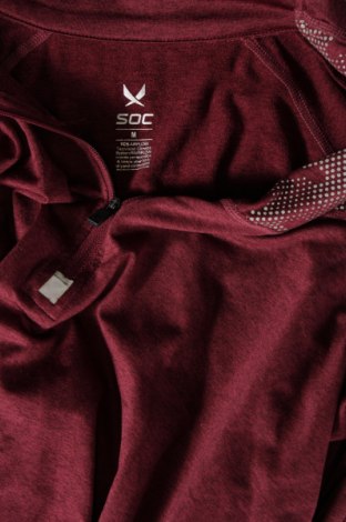 Γυναικεία μπλούζα SOC, Μέγεθος M, Χρώμα Κόκκινο, Τιμή 3,56 €