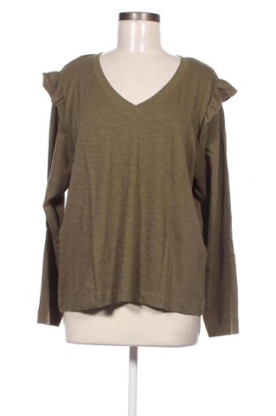 Γυναικεία μπλούζα Selected Femme, Μέγεθος XL, Χρώμα Πράσινο, Τιμή 39,79 €