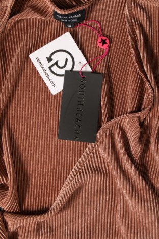 Дамска блуза South Beach, Размер L, Цвят Кафяв, Цена 11,55 лв.