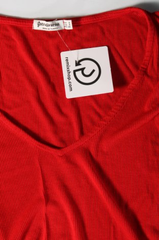 Damen Shirt Stradivarius, Größe S, Farbe Rot, Preis € 9,62