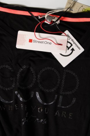 Γυναικεία μπλούζα Street One, Μέγεθος L, Χρώμα Μαύρο, Τιμή 11,91 €