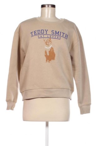 Γυναικεία μπλούζα Teddy Smith, Μέγεθος M, Χρώμα  Μπέζ, Τιμή 21,83 €
