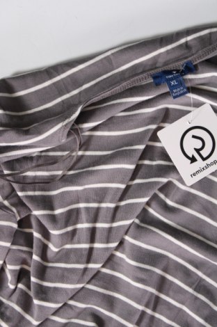 Γυναικεία μπλούζα Tom Tailor, Μέγεθος XL, Χρώμα Γκρί, Τιμή 10,94 €