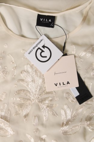 Дамска блуза VILA, Размер M, Цвят Бежов, Цена 25,22 лв.