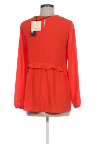 Γυναικεία μπλούζα VILA, Μέγεθος S, Χρώμα Πορτοκαλί, Τιμή 13,14 €