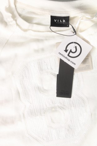 Γυναικεία μπλούζα VILA, Μέγεθος S, Χρώμα Λευκό, Τιμή 13,14 €